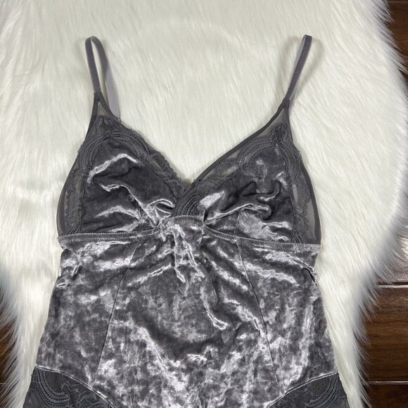 Soma Women's Size Medium Velvet‎ Illusion Excalibur Bodysuit Teddy Lingerie - Picture 2 of 11